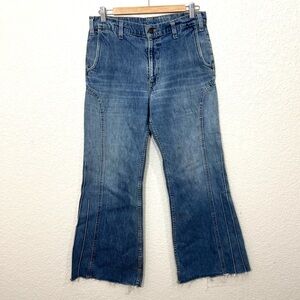 Vintage 70’s Levi’s Flare Jeans Orange Tab Size 30